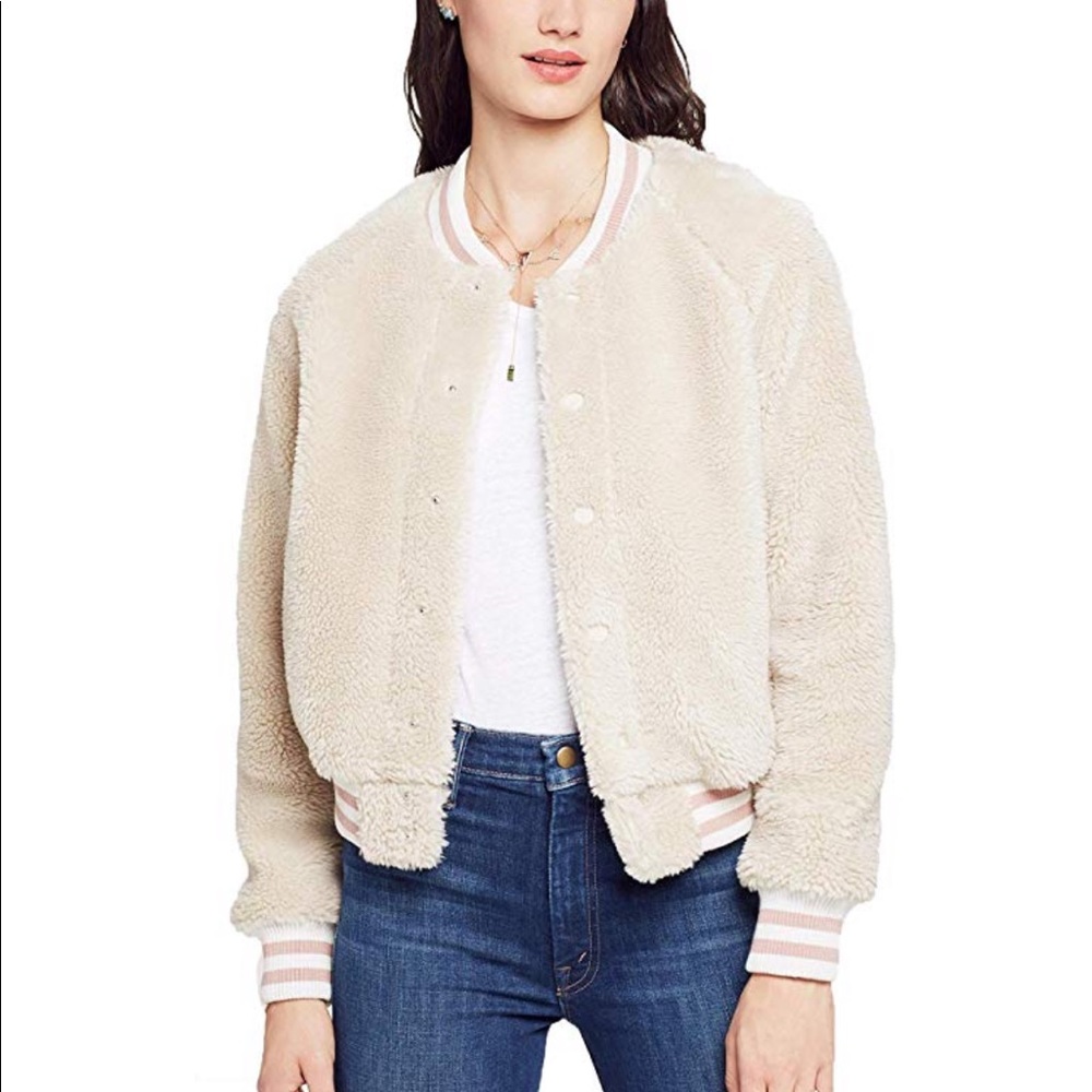 Mother Letterman Teddy Jacket